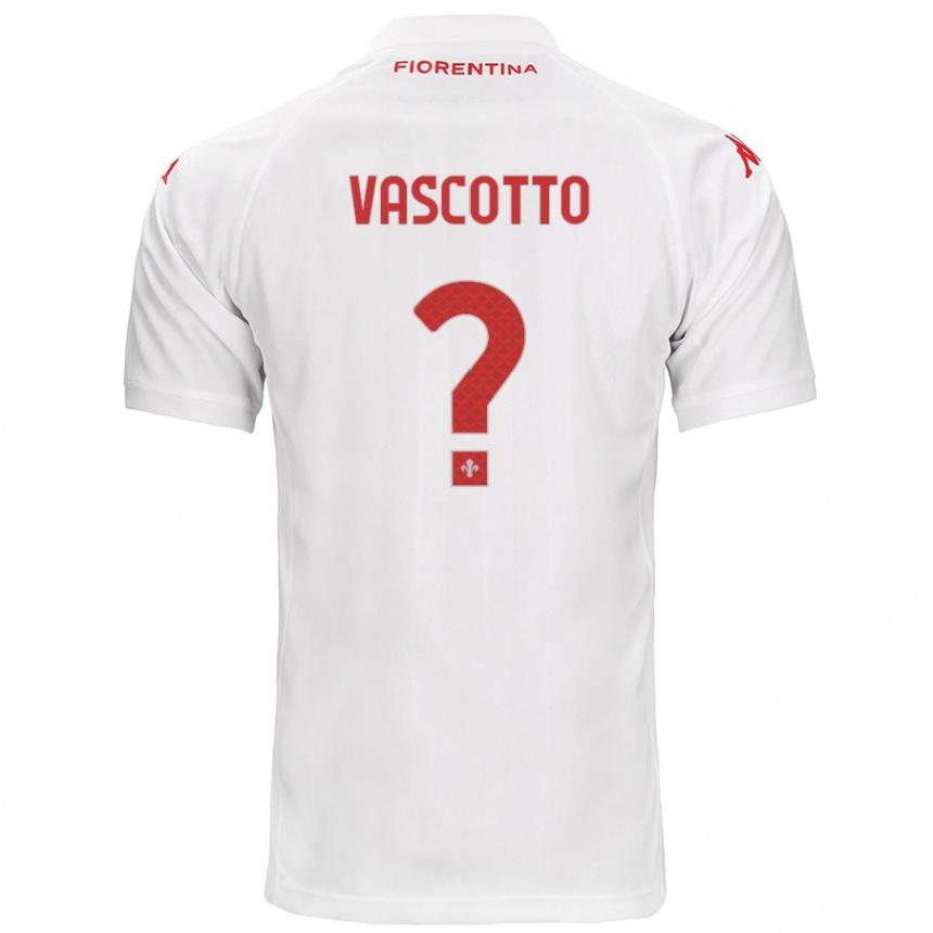 Niño Fútbol Camiseta Edoardo Vascotto #0 Blanco 2ª Equipación 2024/25 México