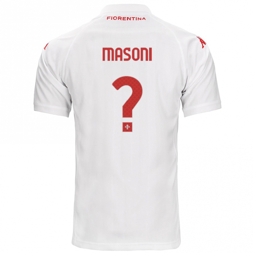 Niño Fútbol Camiseta Tommaso Masoni #0 Blanco 2ª Equipación 2024/25 México