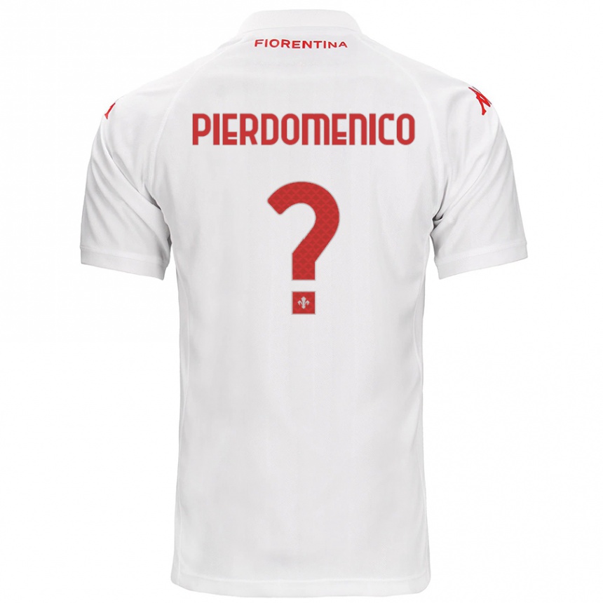 Niño Fútbol Camiseta Jacopo Di Pierdomenico #0 Blanco 2ª Equipación 2024/25 México