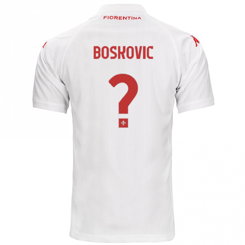 Niño Fútbol Camiseta Matko Boskovic #0 Blanco 2ª Equipación 2024/25 México