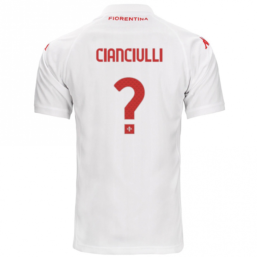 Niño Fútbol Camiseta Salvatore Cianciulli #0 Blanco 2ª Equipación 2024/25 México