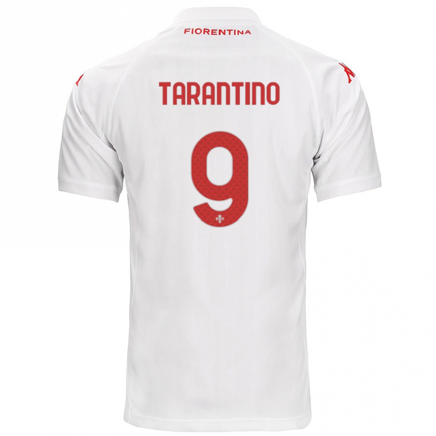 Niño Fútbol Camiseta Jacopo Tarantino #9 Blanco 2ª Equipación 2024/25 México