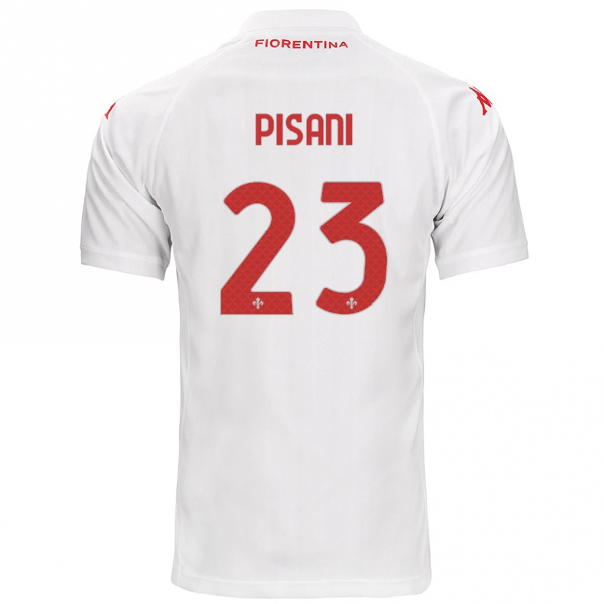 Niño Fútbol Camiseta Diego Pisani #23 Blanco 2ª Equipación 2024/25 México