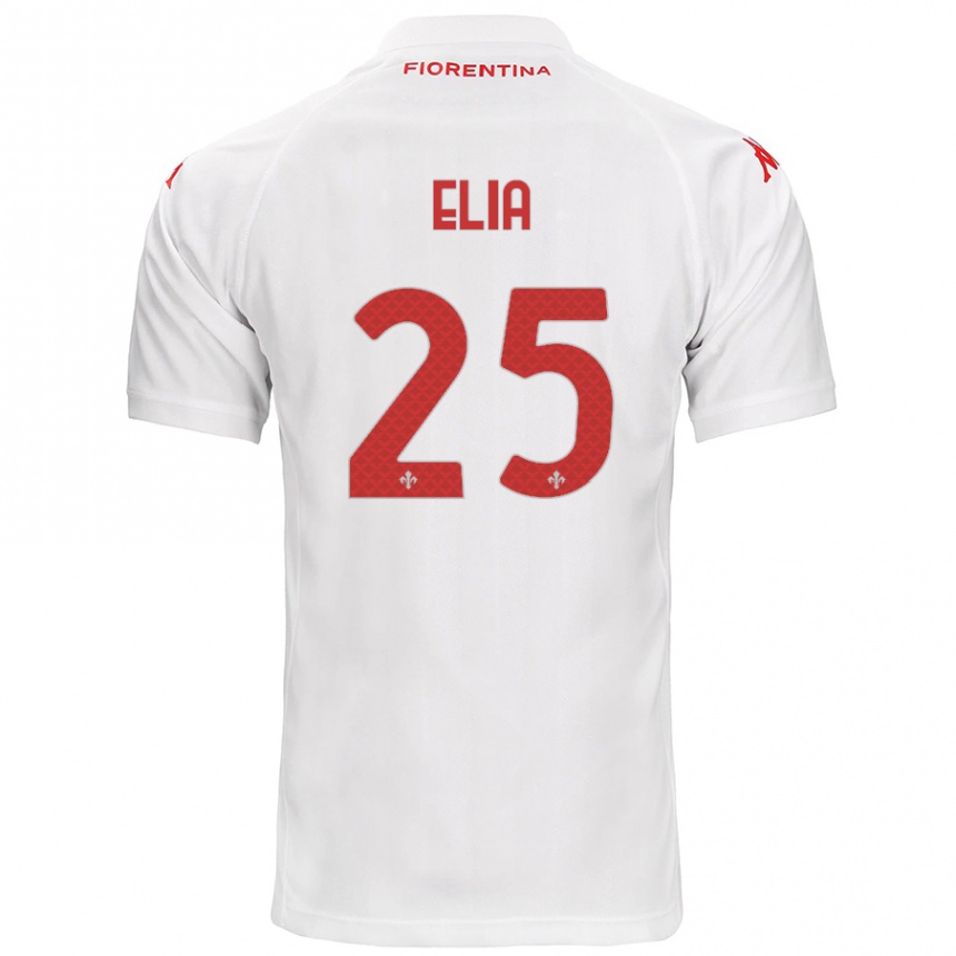 Niño Fútbol Camiseta Mirko Elia #25 Blanco 2ª Equipación 2024/25 México