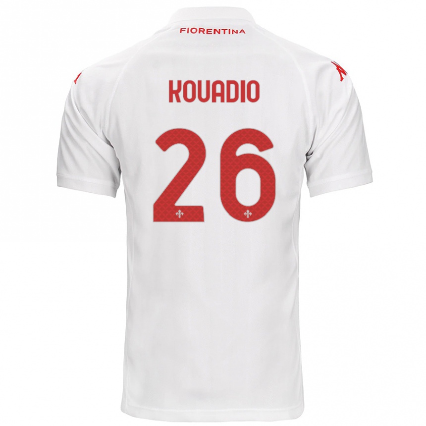 Niño Fútbol Camiseta Eddy Kouadio #26 Blanco 2ª Equipación 2024/25 México