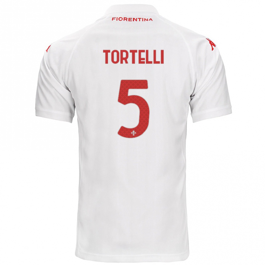 Niño Fútbol Camiseta Alice Tortelli #5 Blanco 2ª Equipación 2024/25 México