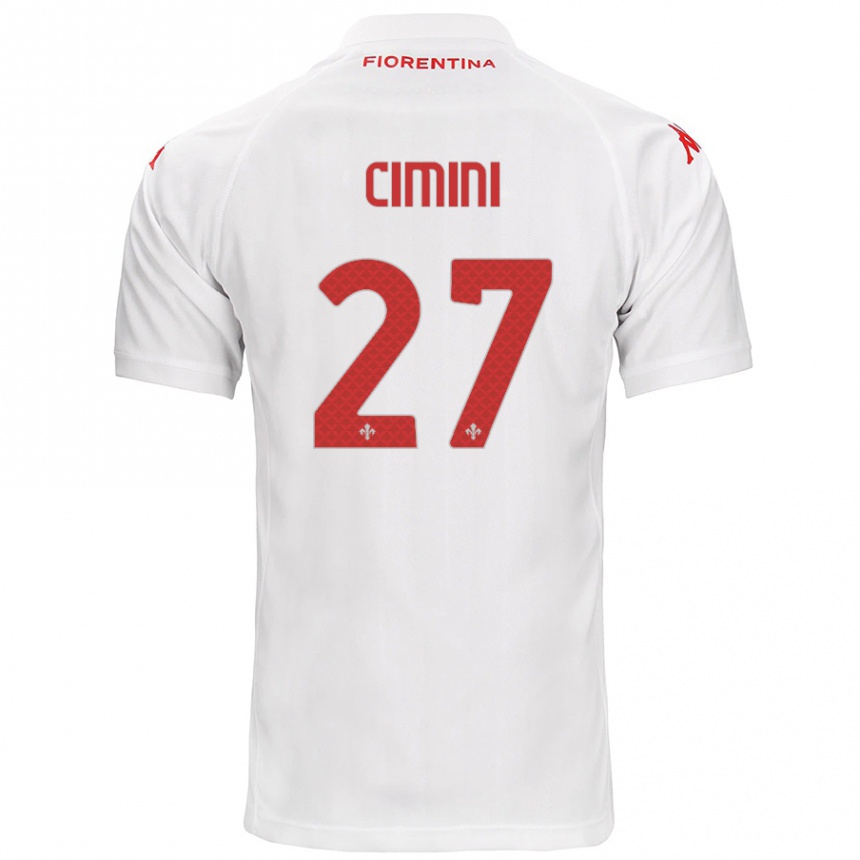 Niño Fútbol Camiseta Linda Tucceri Cimini #27 Blanco 2ª Equipación 2024/25 México