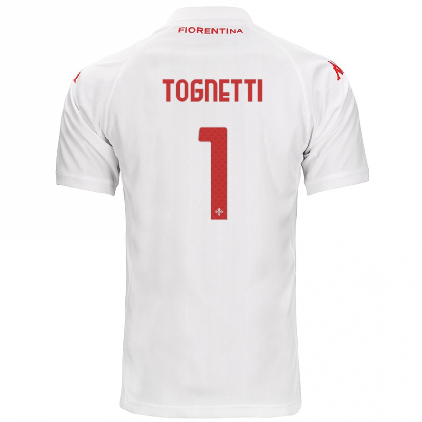 Niño Fútbol Camiseta Laerte Tognetti #1 Blanco 2ª Equipación 2024/25 México