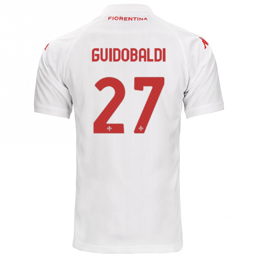 Niño Fútbol Camiseta Filippo Guidobaldi #27 Blanco 2ª Equipación 2024/25 México