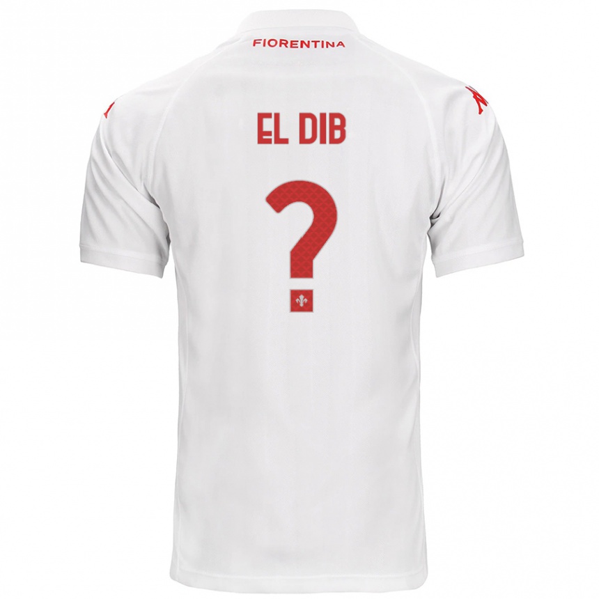 Niño Fútbol Camiseta Karim El Dib #0 Blanco 2ª Equipación 2024/25 México