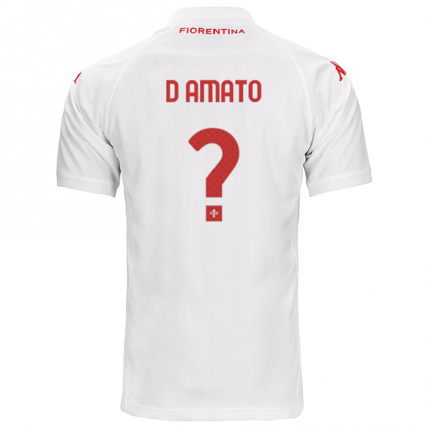 Niño Fútbol Camiseta Gabriele D'amato #0 Blanco 2ª Equipación 2024/25 México