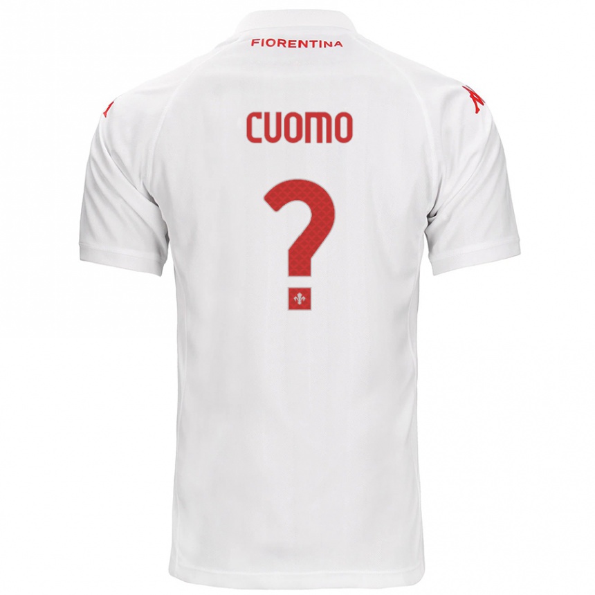 Niño Fútbol Camiseta Raffaele Cuomo #0 Blanco 2ª Equipación 2024/25 México