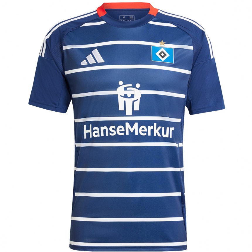 Niño Fútbol Camiseta Hannes Hermann #40 Azul Oscuro 2ª Equipación 2024/25 México