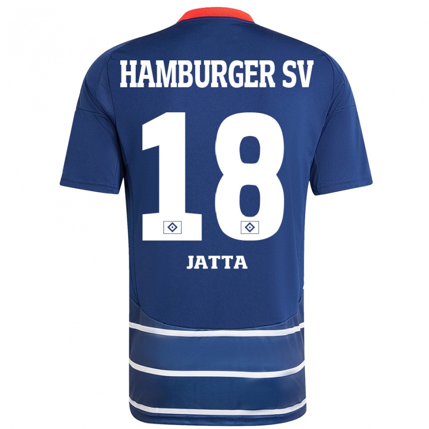 Niño Fútbol Camiseta Bakery Jatta #18 Azul Oscuro 2ª Equipación 2024/25 México