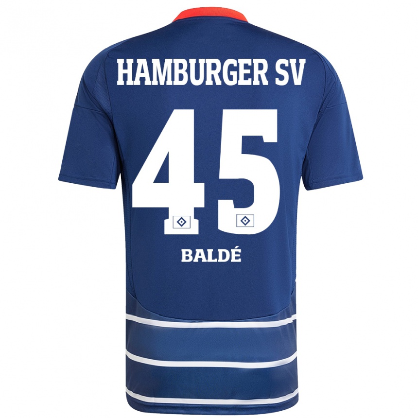 Niño Fútbol Camiseta Fabio Baldé #45 Azul Oscuro 2ª Equipación 2024/25 México