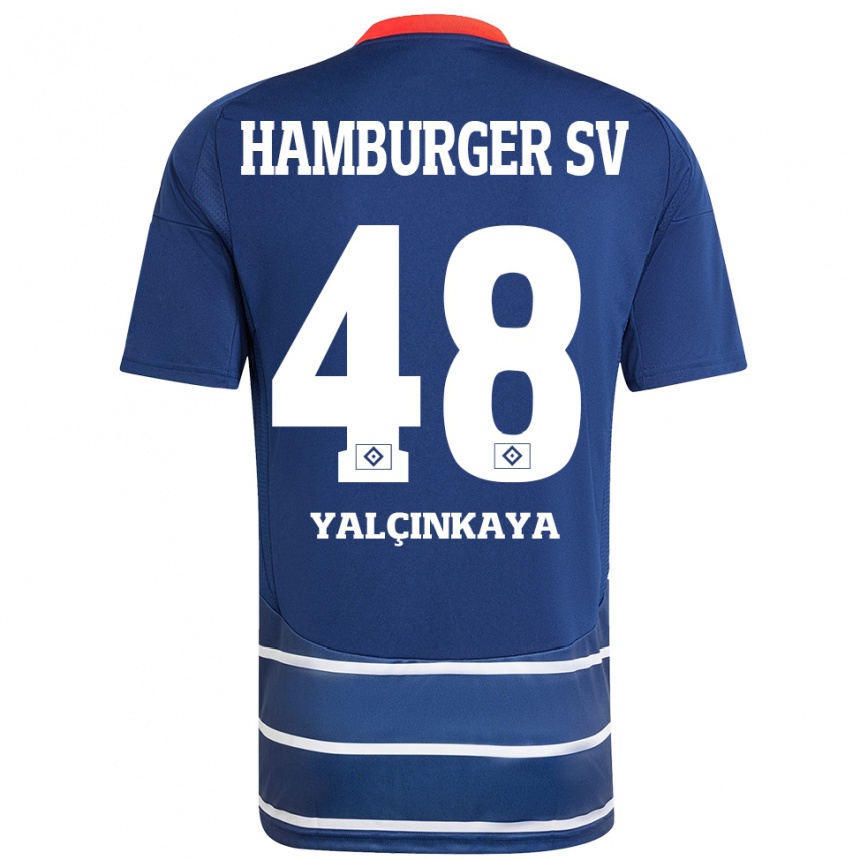 Niño Fútbol Camiseta Bilal Yalcinkaya #48 Azul Oscuro 2ª Equipación 2024/25 México