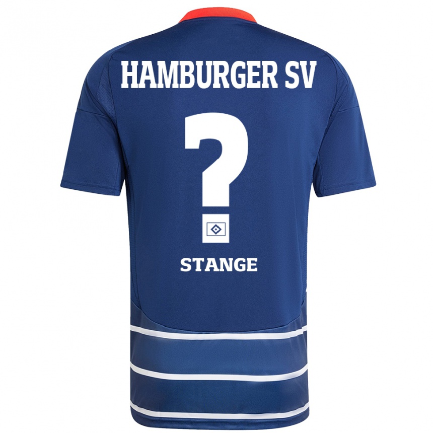 Niño Fútbol Camiseta Tobias Stange #0 Azul Oscuro 2ª Equipación 2024/25 México