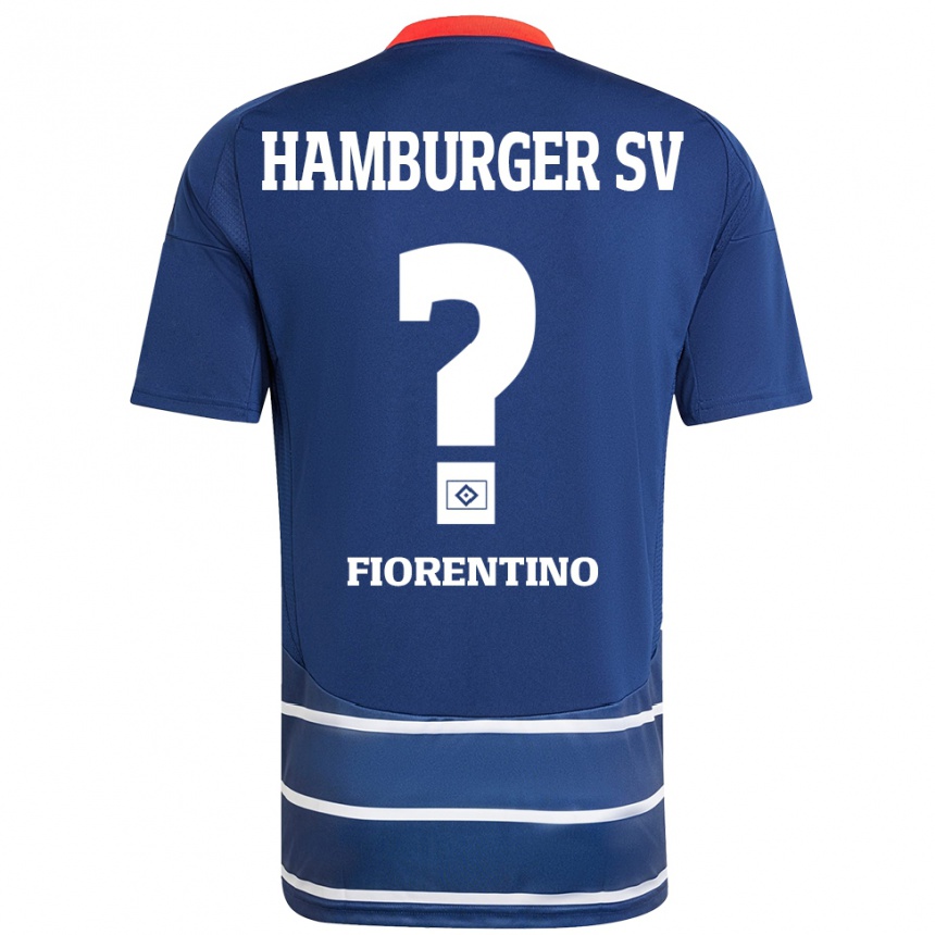 Niño Fútbol Camiseta Gianluca Fiorentino #0 Azul Oscuro 2ª Equipación 2024/25 México