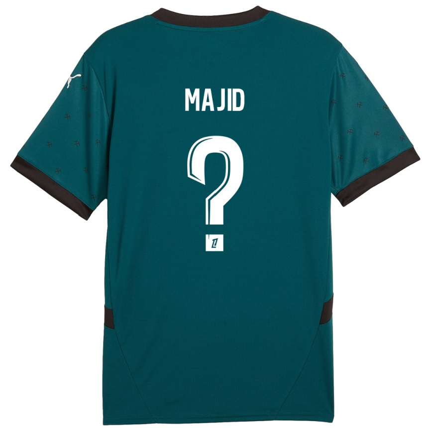 Niño Fútbol Camiseta Ahmed Majid #0 Verde Oscuro 2ª Equipación 2024/25 México