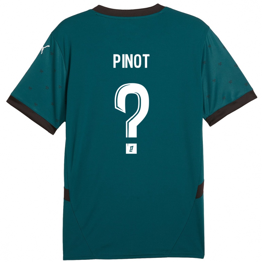 Niño Fútbol Camiseta Sasha Pinot #0 Verde Oscuro 2ª Equipación 2024/25 México