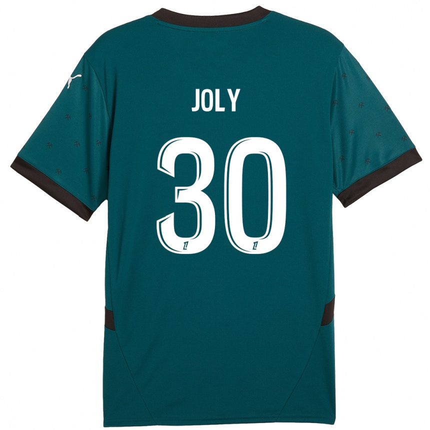 Niño Fútbol Camiseta Blandine Joly #30 Verde Oscuro 2ª Equipación 2024/25 México