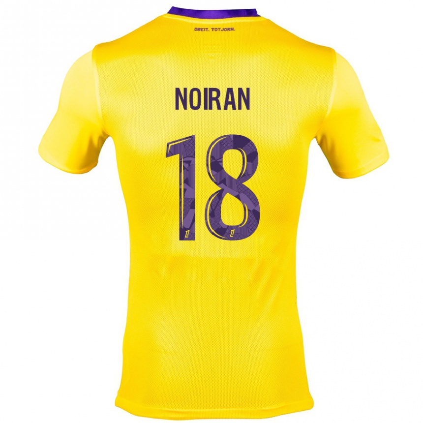 Niño Fútbol Camiseta Clara Noiran #18 Amarillo Morado 2ª Equipación 2024/25 México