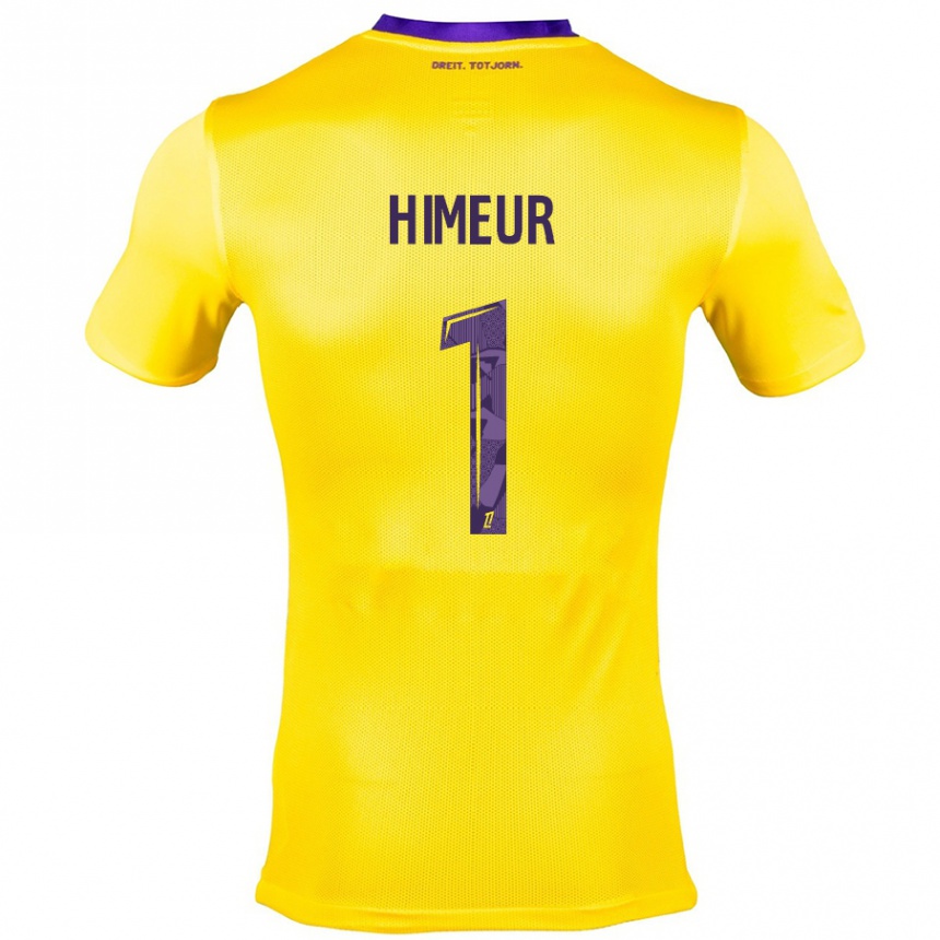 Niño Fútbol Camiseta Thomas Himeur #1 Amarillo Morado 2ª Equipación 2024/25 México