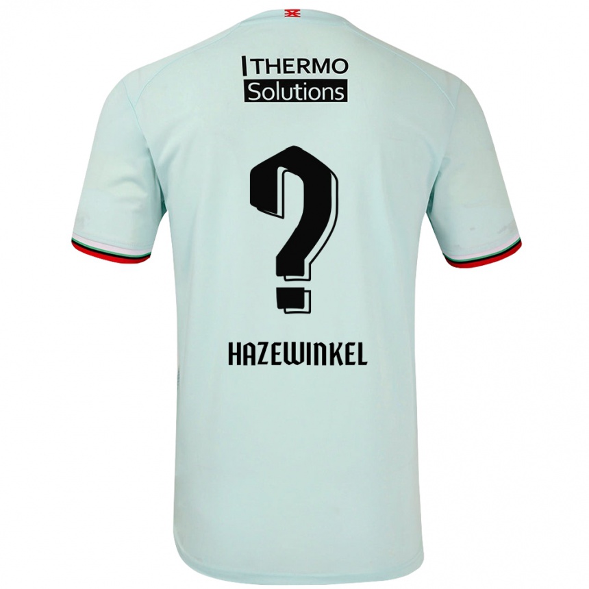 Niño Fútbol Camiseta Ruben Hazewinkel #0 Verde Claro 2ª Equipación 2024/25 México