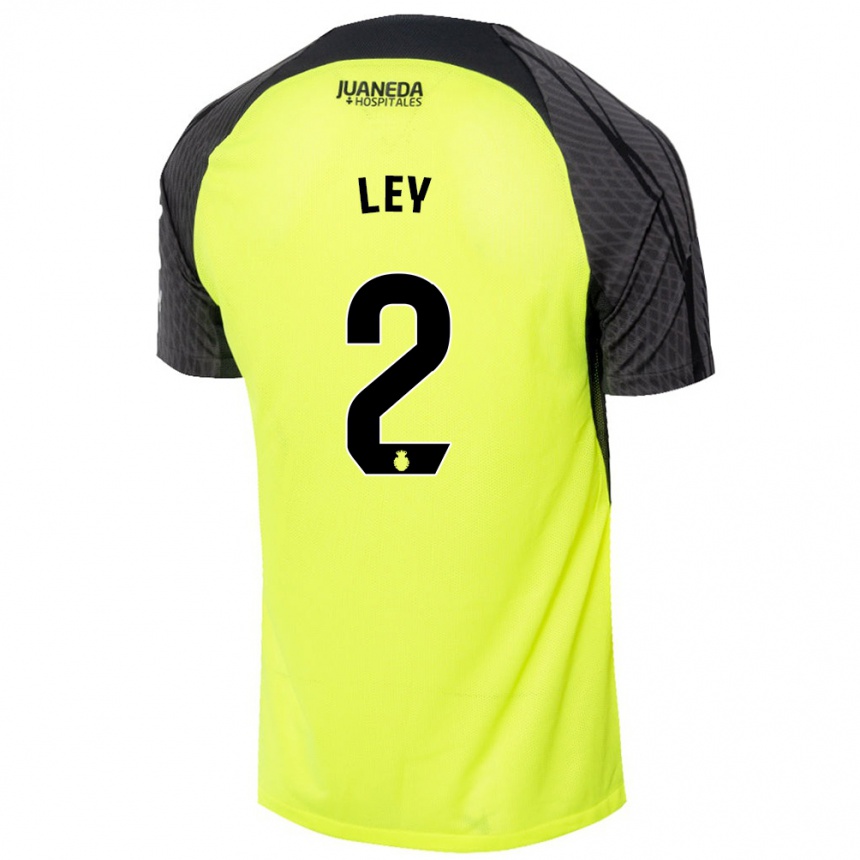 Niño Fútbol Camiseta Yuzún Ley #2 Verde Fluorescente Negro 2ª Equipación 2024/25 México