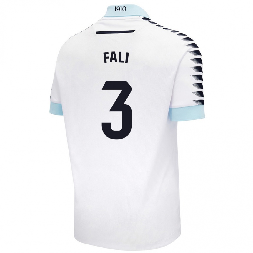 Niño Fútbol Camiseta Fali #3 Blanco Azul 2ª Equipación 2024/25 México