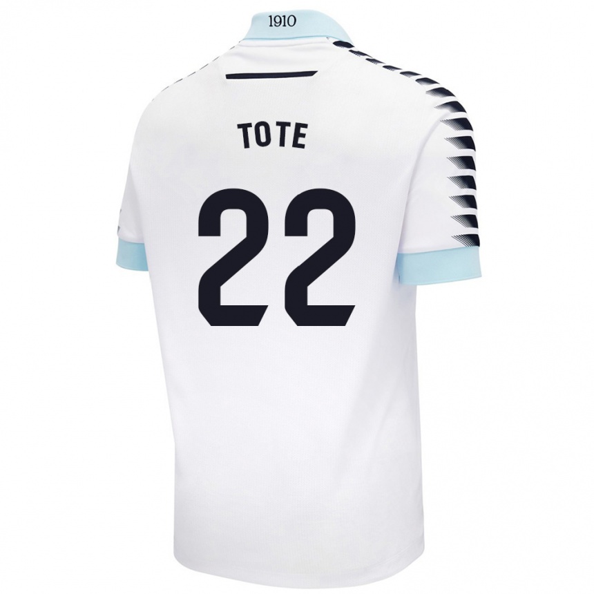 Niño Fútbol Camiseta Tote #22 Blanco Azul 2ª Equipación 2024/25 México