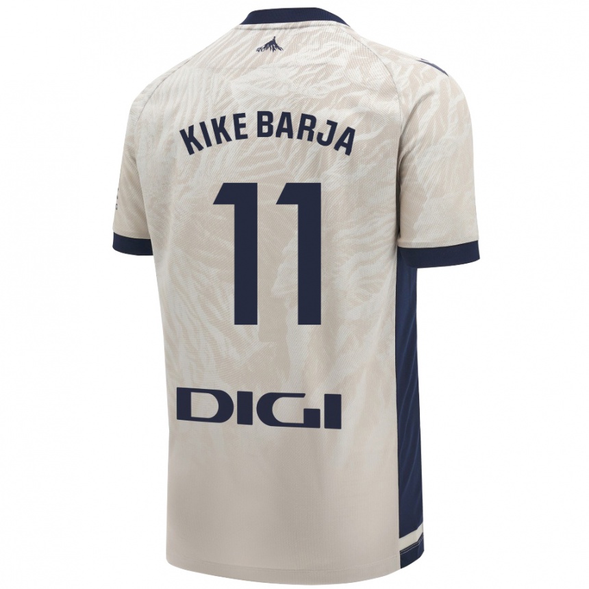 Niño Fútbol Camiseta Kike Barja #11 Gris Claro 2ª Equipación 2024/25 México