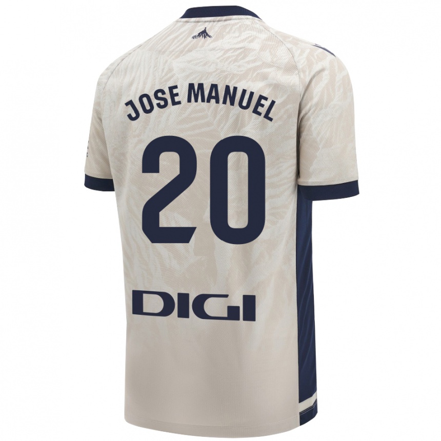 Niño Fútbol Camiseta José Manuel Arnáiz #20 Gris Claro 2ª Equipación 2024/25 México