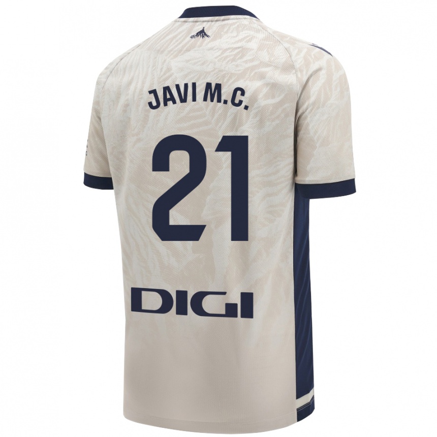 Niño Fútbol Camiseta Javi Martínez #21 Gris Claro 2ª Equipación 2024/25 México