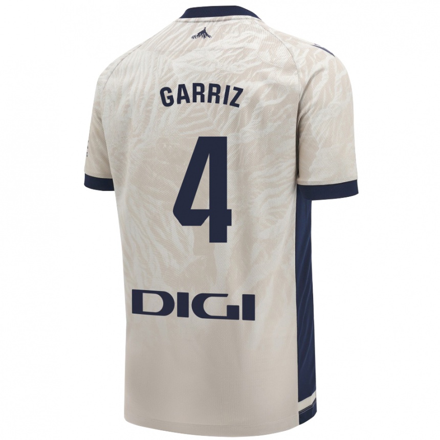 Niño Fútbol Camiseta Ibaider Garriz #4 Gris Claro 2ª Equipación 2024/25 México