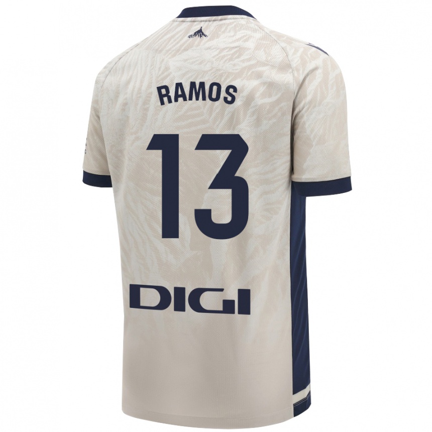 Niño Fútbol Camiseta Darío Ramos #13 Gris Claro 2ª Equipación 2024/25 México