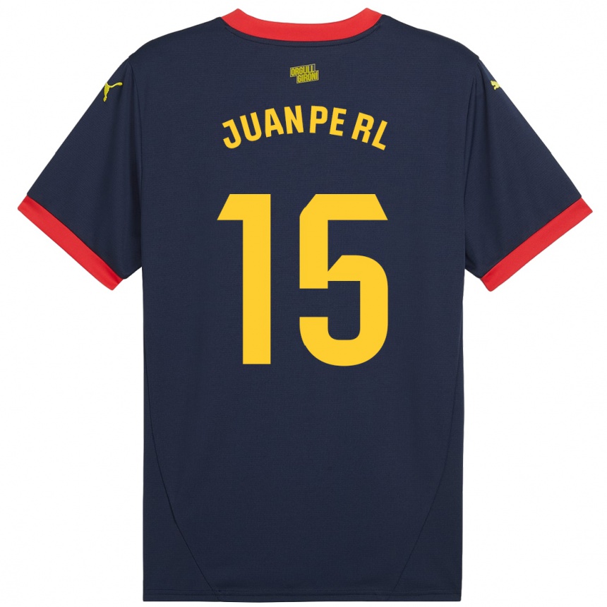 Niño Fútbol Camiseta Juanpe #15 Azul Marino Rojo 2ª Equipación 2024/25 México