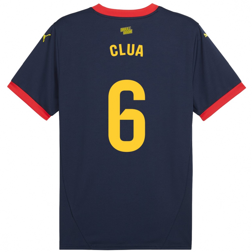 Niño Fútbol Camiseta Silvi Clua #6 Azul Marino Rojo 2ª Equipación 2024/25 México