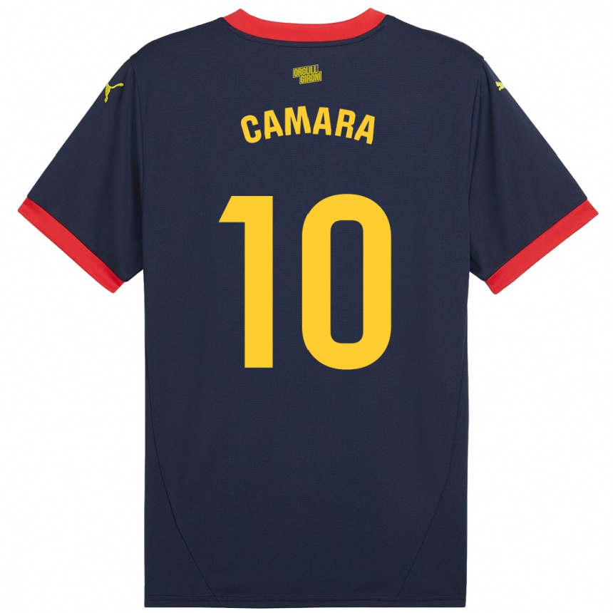 Niño Fútbol Camiseta Dawda Camara #10 Azul Marino Rojo 2ª Equipación 2024/25 México