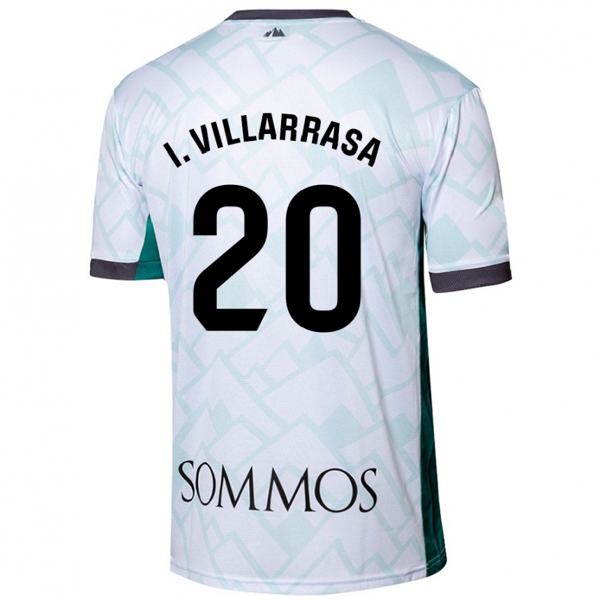 Niño Fútbol Camiseta Ignasi Vilarrasa #20 Blanco Verde 2ª Equipación 2024/25 México