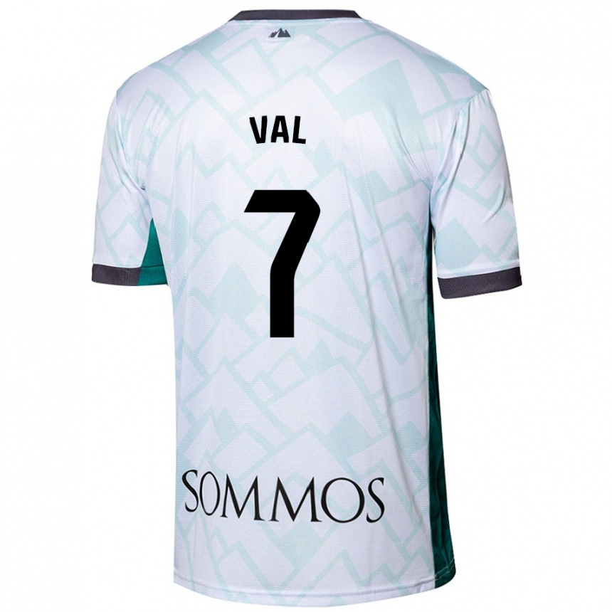 Niño Fútbol Camiseta Rodri Val #7 Blanco Verde 2ª Equipación 2024/25 México