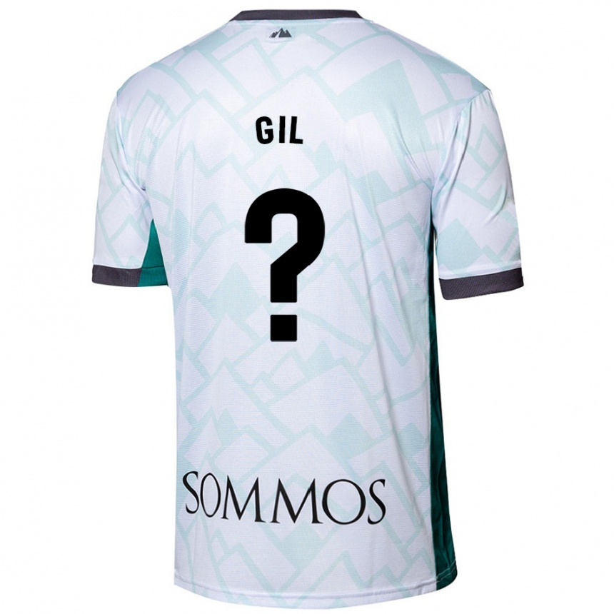 Niño Fútbol Camiseta Iker Gil #0 Blanco Verde 2ª Equipación 2024/25 México