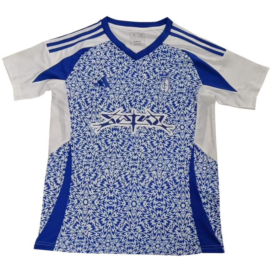 Niño Fútbol Camiseta Laura Pérez #7 Blanco Azul 2ª Equipación 2024/25 México