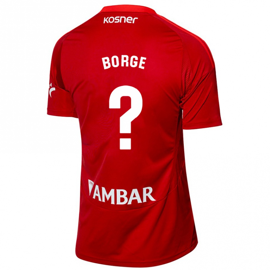 Niño Fútbol Camiseta Andrés Borge #0 Blanco Azul 2ª Equipación 2024/25 México