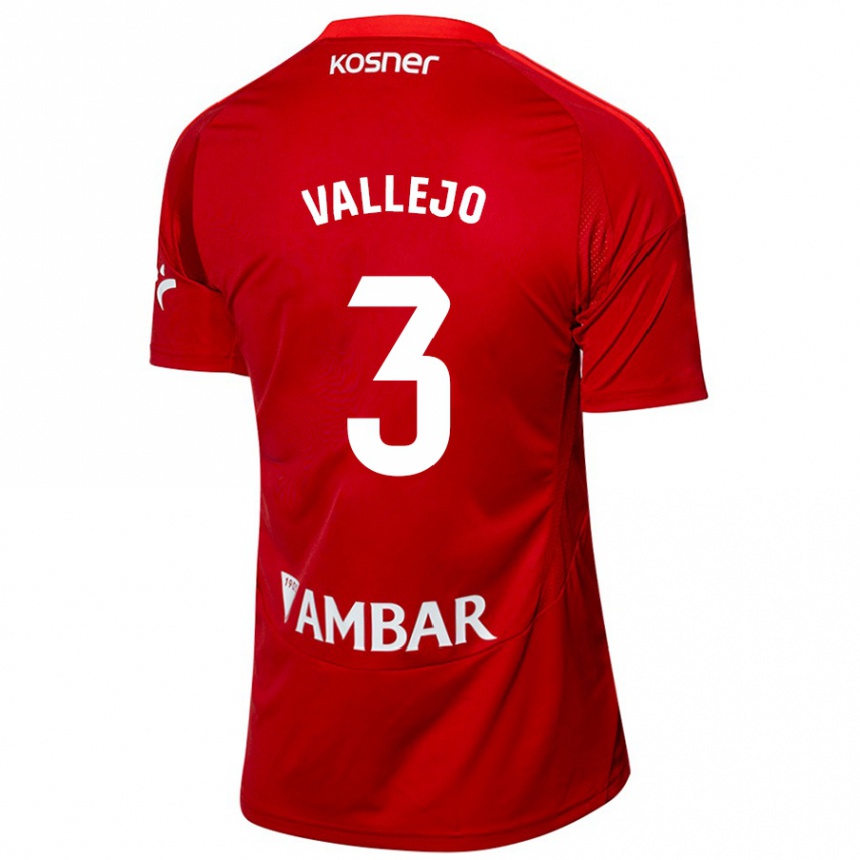 Niño Fútbol Camiseta Jaime Vallejo #3 Blanco Azul 2ª Equipación 2024/25 México