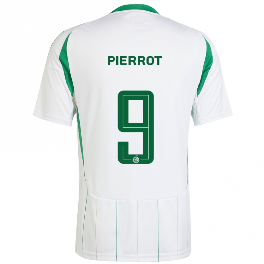 Niño Fútbol Camiseta Frantzdy Pierrot #9 Blanco Verde 2ª Equipación 2024/25 México