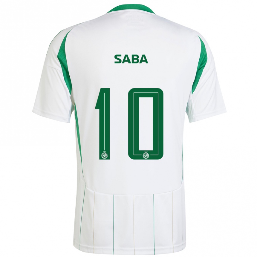 Niño Fútbol Camiseta Dia Saba #10 Blanco Verde 2ª Equipación 2024/25 México