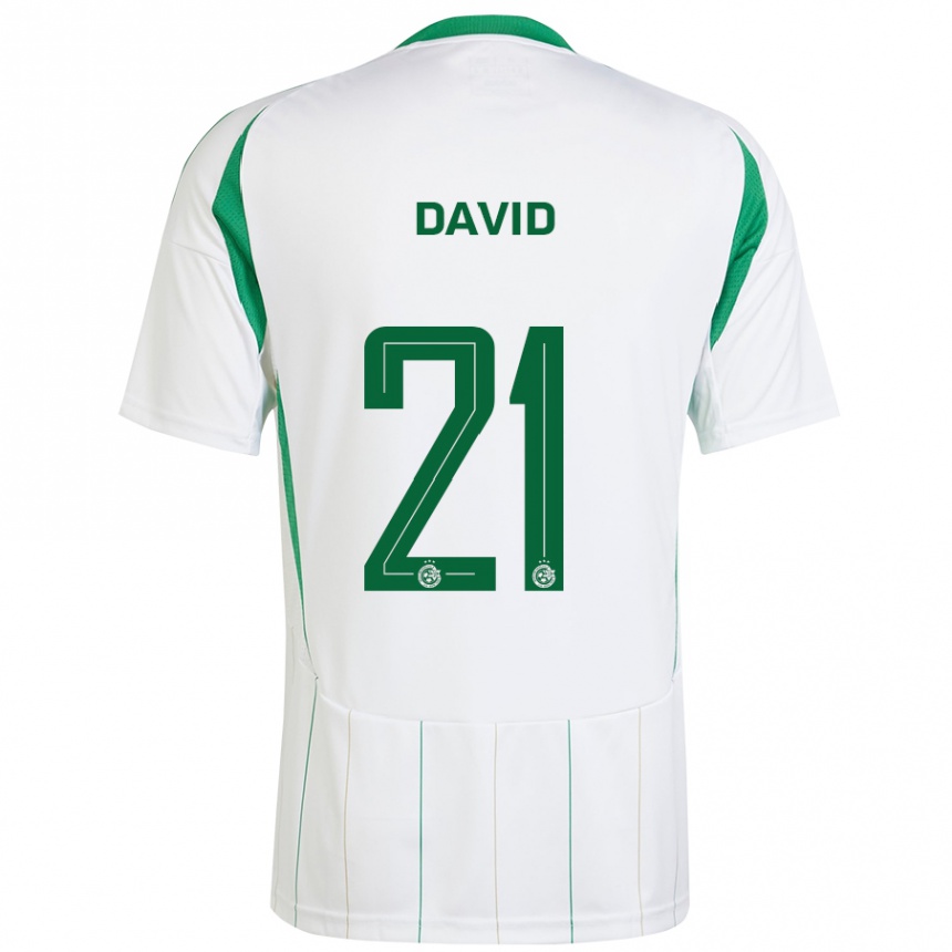 Niño Fútbol Camiseta Dean David #21 Blanco Verde 2ª Equipación 2024/25 México