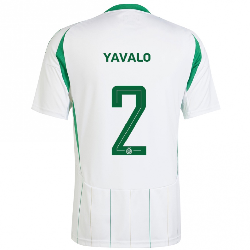 Niño Fútbol Camiseta Gatachao Yavalo #2 Blanco Verde 2ª Equipación 2024/25 México