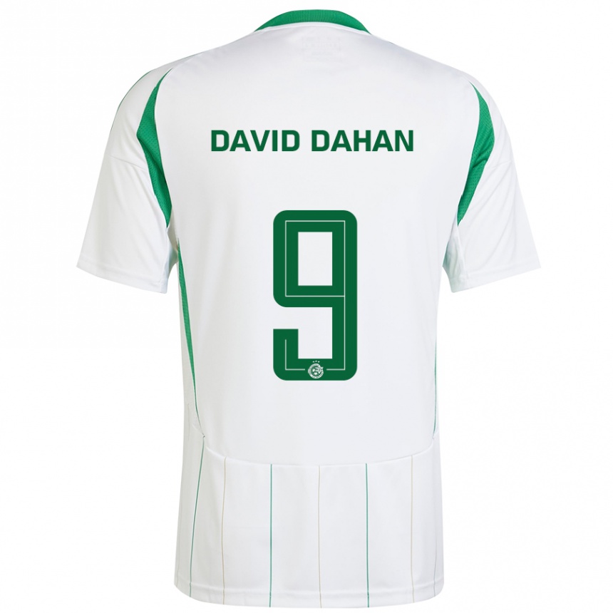 Niño Fútbol Camiseta Omer David Dahan #9 Blanco Verde 2ª Equipación 2024/25 México